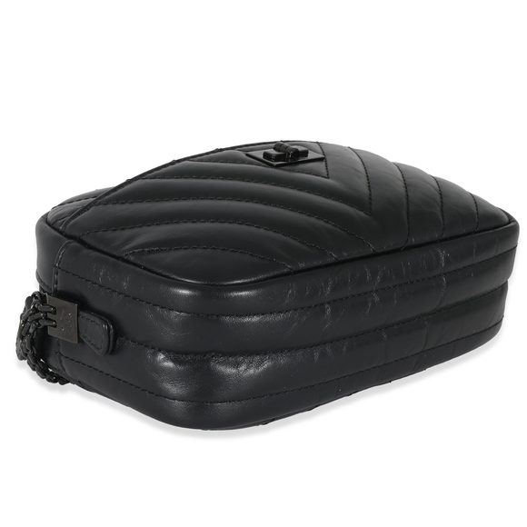 Chanel So Black Chevron Quilted Leather Reissue Mini Camera Bag - Picture 6 of 8